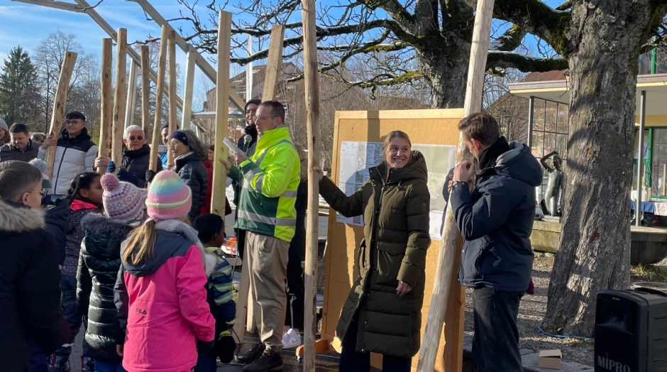 Spatenstich Engelwiespark